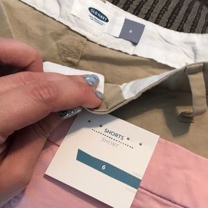 TWO Old Navy 3.5 inseam length Shorts Size 6